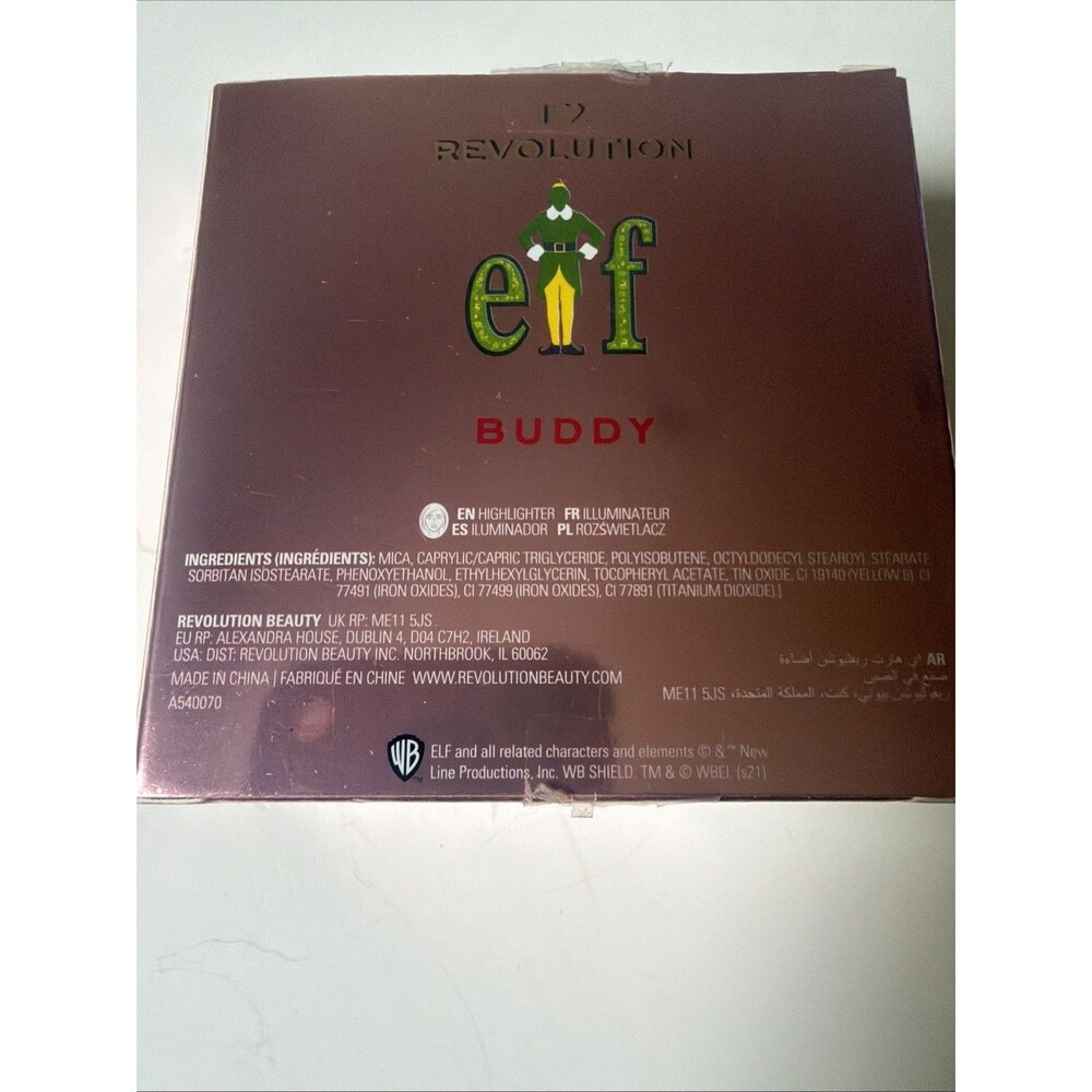 I Heart Revolution x Elf Christmas Cheer Highlighter Make Up Buddy Luminous Glow - Picture 3 of 4
